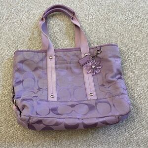 Coach lavender special edition bag